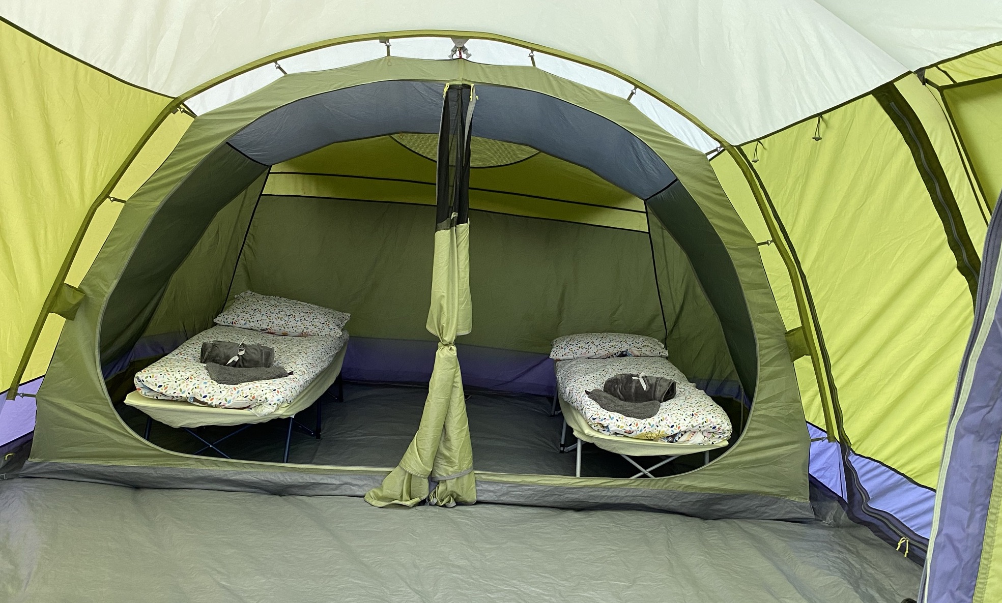 Acorn tent sleeps two with bedding (1)