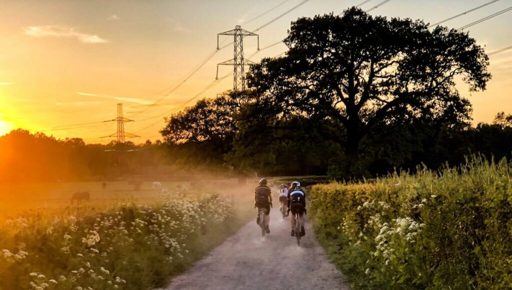 Evening Gravel Rides - riding in the dark