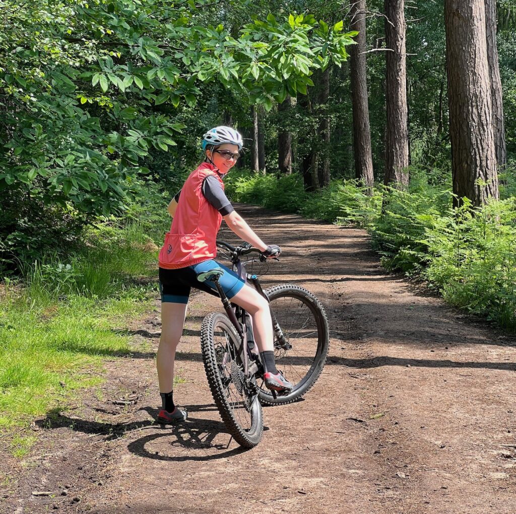 Woman on E-bike